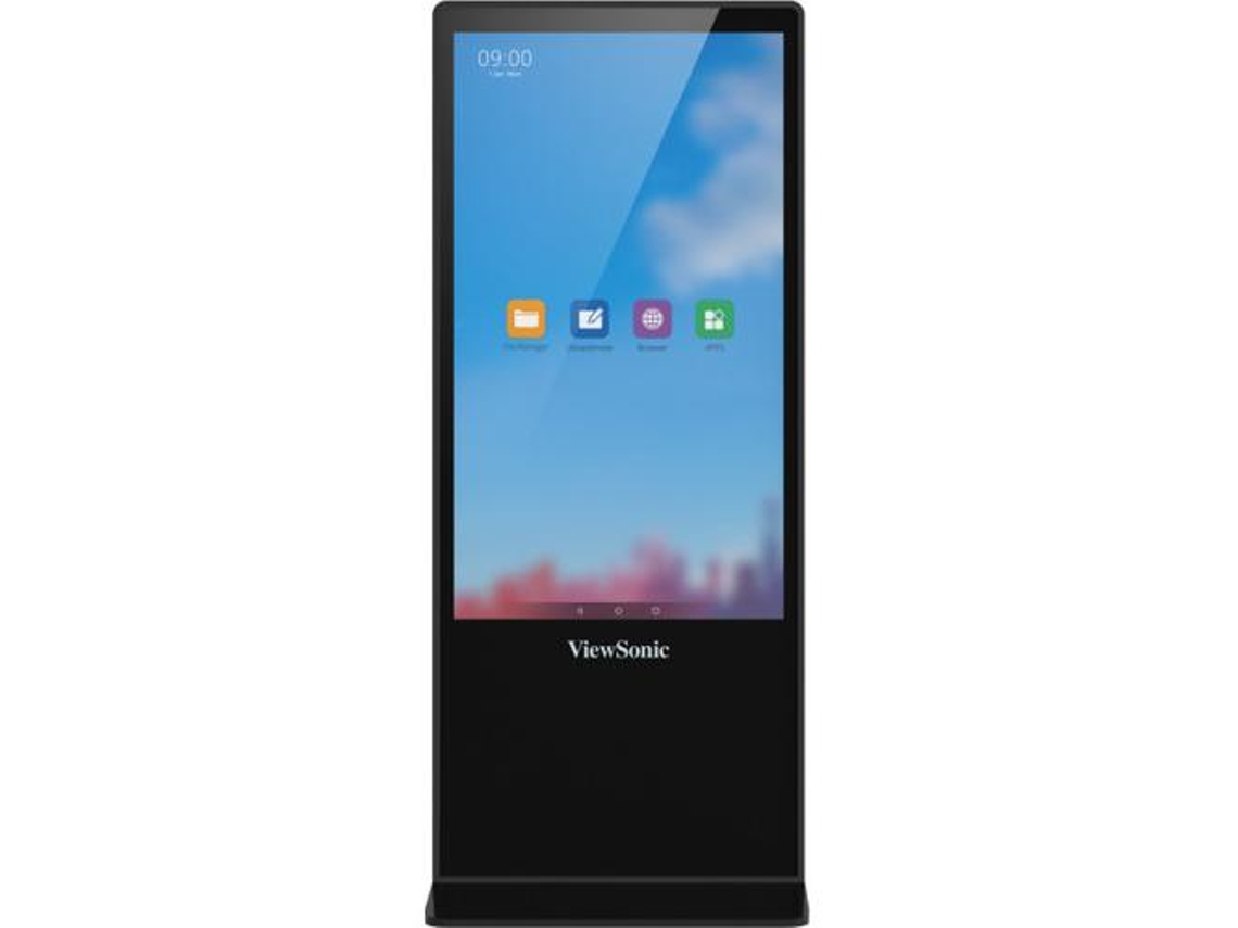 Pantalla de Señalización ViewSonic EP5542T (55'' - 4K Ultra HD - LED - Negro - Pantalla Táctil - Android 8.0 - Diseño Tótem)