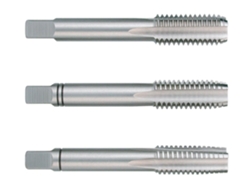 RUKO-246716-Juego de 3 machos para roscar a mano BSW ~ DIN 352 HSS rectificados con rosca 7/16"