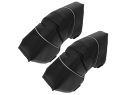 Rodilleras Protectoras Antideslizantes De Pu Ajustables De 2 Piezas Para Vehículos De Dos Ruedas Y Deportes.