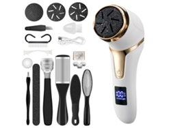 Kit de herramientas recargable, utilizado para eliminar callosidades en los pies y piel muerta blanquecina.