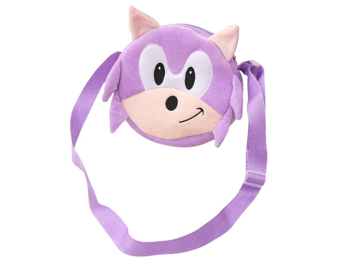 Bolso de hombro de peluche de anime morado - Regalo para niños