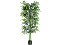 Jarrón De Bambú Artificial De 180 Cm, Realista Y De Fácil Mantenimiento Para Uso Doméstico.