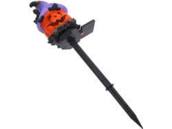 Lámpara solar de jardín con forma de calabaza, perfecta para la decoración de Halloween. Duradera e ideal para uso en exteriores. SFUSHOS