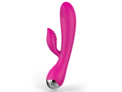 Vibrador Recargable A Prueba De Agua De Silicona Con 10 Modos De Vibracin Para Mujeres (rojo Rosa)