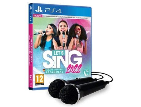 Jogo PS4 Lets Sing 2022 + Micros