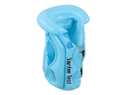 Chaleco Salvavidas Inflable Para Niños Con Hebilla De Liberación Rápida Para Niños De 3 A 8 Años, Azul, Talla M