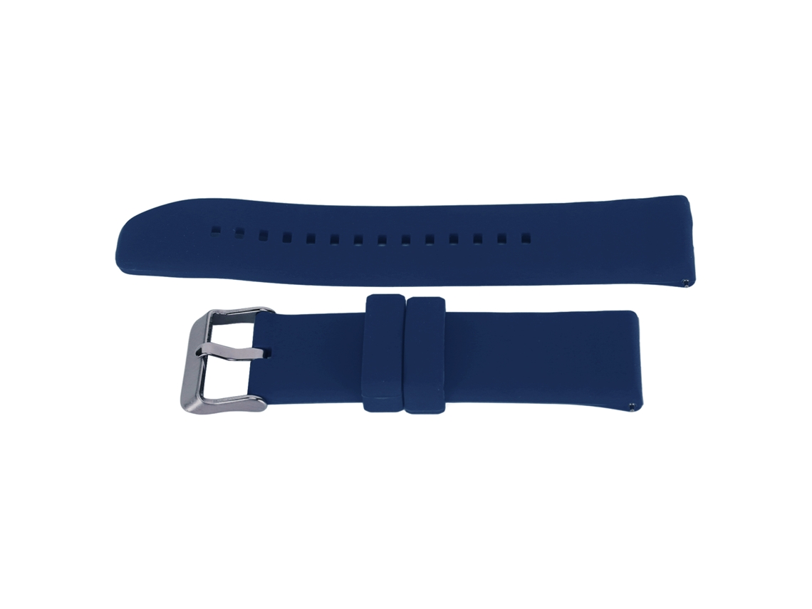 Pulsera de silicona para reloj inteligente Amazfit GTR 4 con sistema de liberación rápida, azul medianoche