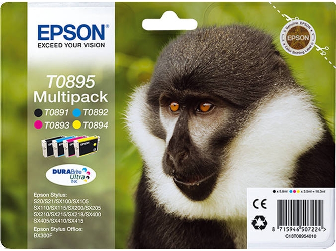 Cartucho de tinta EPSON Epson Multipack T0895 4 colores