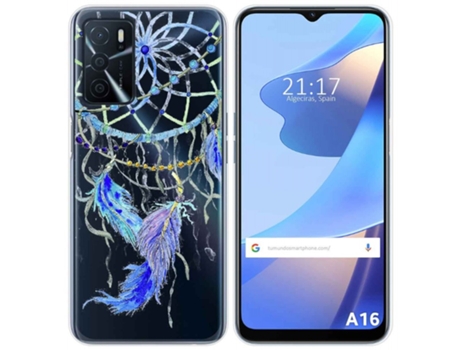 Carcasa Oppo A16 / A16s TUMUNDOSMARTPHONE Dibujos Transparente