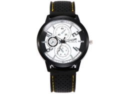 Reloj Deportivo Unisex Con Correa De Silicona, Estilo Casual Y Moderno (amarillo)