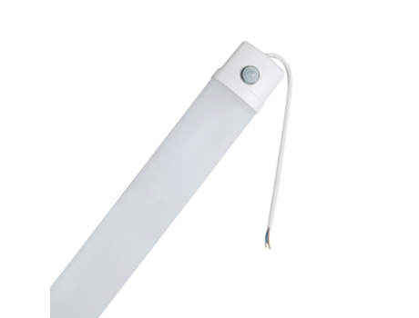 Regleta 40W 120CM Impermeable Luz Detector de Movimiento Blanco frio r6000K EUROPALAMP