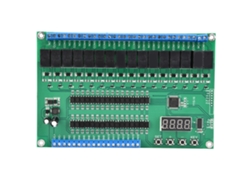 2026-módulo De Control De Relé De 16 Canales Con Display Digital Plc/autobloqueo Interbloqueo Encendido/apagado Momentáneo
