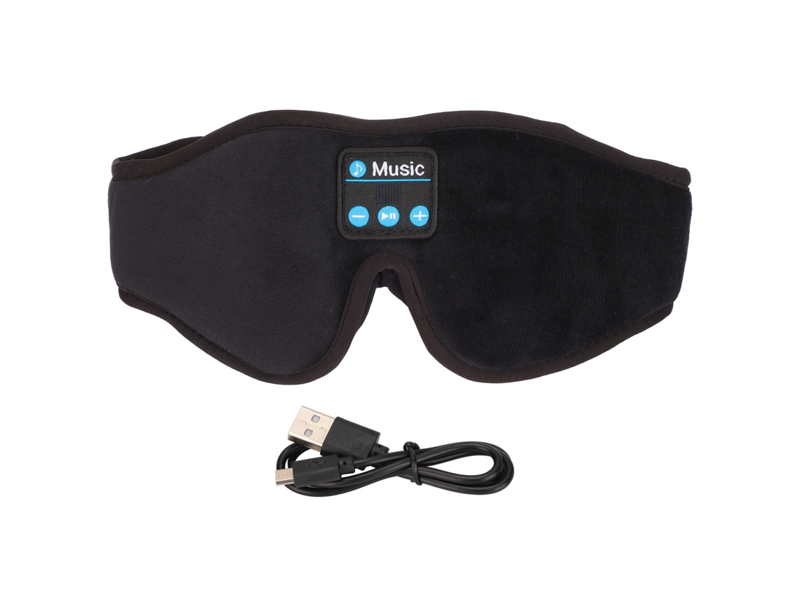 Auriculares Para Dormir (máscara Ocular 3d Lavable Inalámbrica Con Bluetooth 5.0)