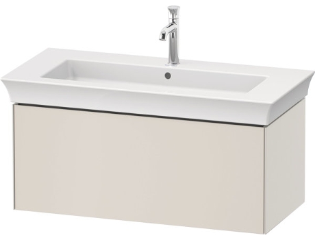 DURAVIT Tulip blanco, mueble de baño montado en la pared, ancho 984 x profundidad 458mm, con 1x extraíble, con tecnología de punta, WT42420