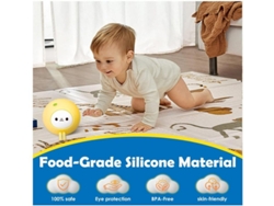 Luz Nocturna Para Bebés 7 Colores Brillo Ajustable Control Táctil Luz Recargable Para Bebés Amarilla Yizhood