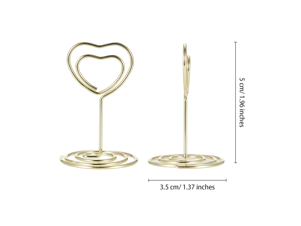 20 Soportes Para Números De Mesa, Clips Para Fotos, Tarjetas De Lugar, Decoraciones Para Bodas/fiestas