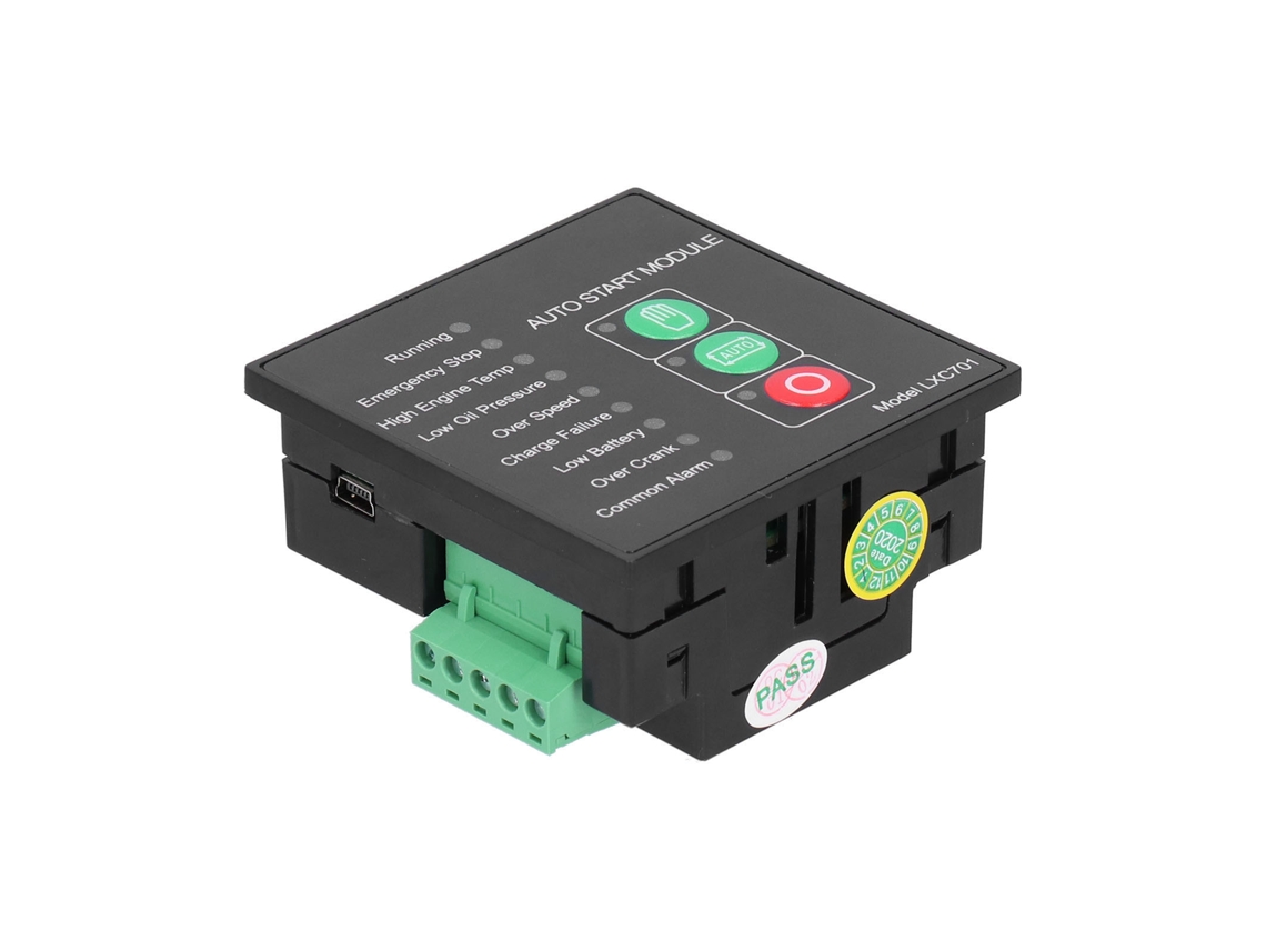 Controlador de generador diésel con arranque automático