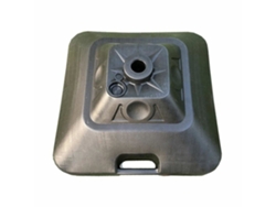 Base de sombrilla cuadrada Marbueno Plástico 45x45x27 Cm 30l Negro Jardín, Piscina, Terraza