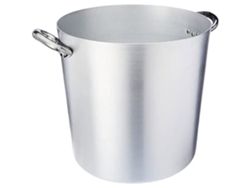PENTOLE AGNELLI Sartén cilíndrica de aluminio 36 cm 2 asas de acero inoxidable