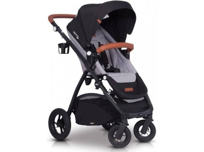 Carrito de Bebé Individual EASYGO Optimo Air + Starter 0+ Isofix Ready Gris Fox