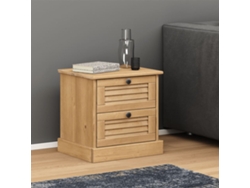 Mesita de Noche Vigo 42X35X40 Cm Madera de Pino Maciza