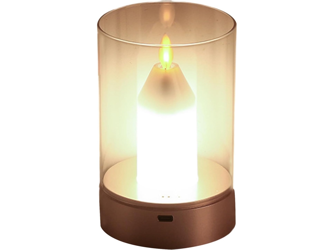 Lámpara De Mesa Genérica - Luz Nocturna Recargable Con Sensor Táctil, 3 Niveles De Brillo -