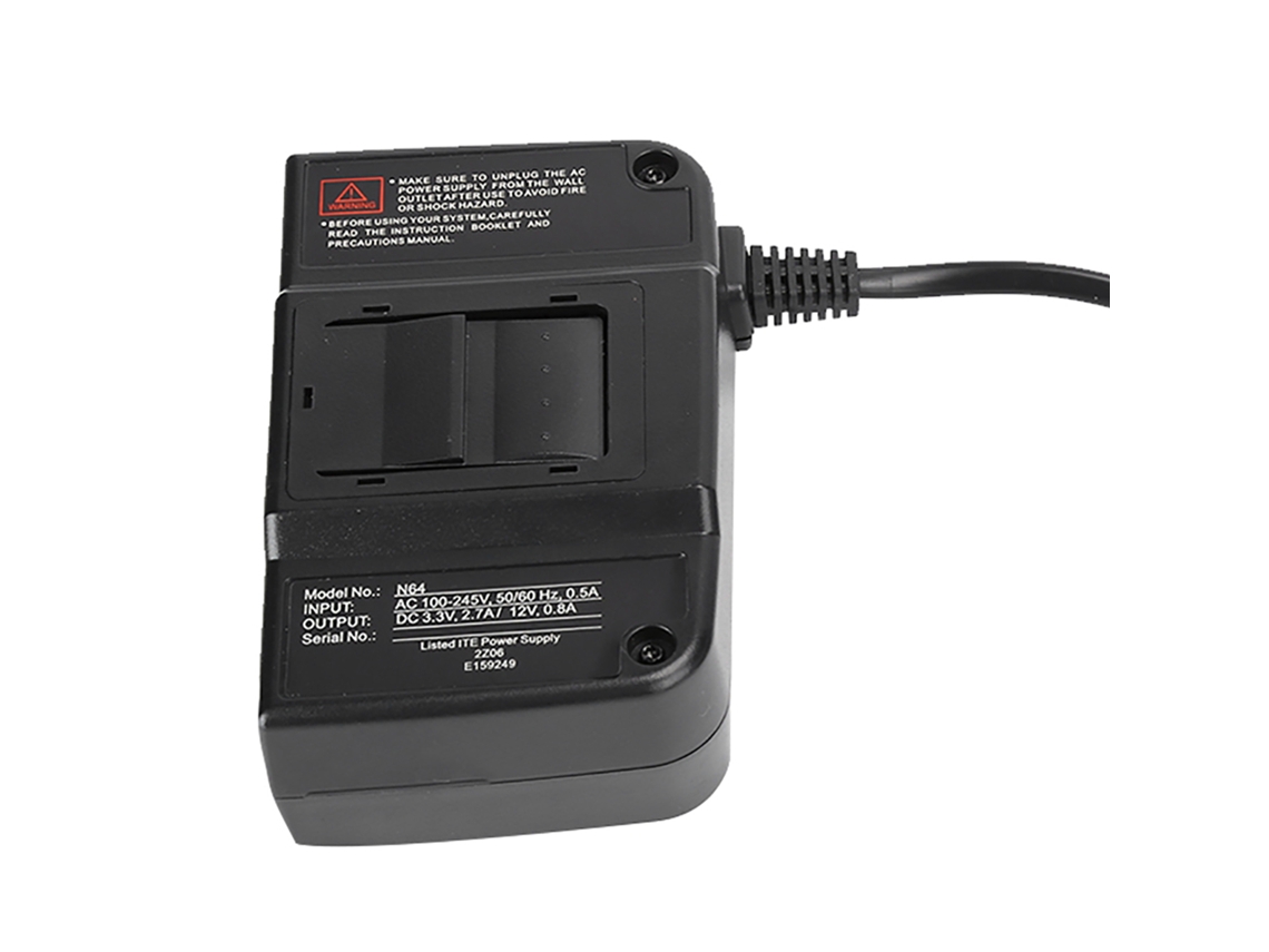 Adaptador De Corriente Transformador Hyc N64-1688 Para Nintendo Moi Con Cable De Extensión De Ca