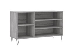 Maison Exclusive - Mueble Zapatero Madera Contrachapada Gris Sonoma 102x36x60 Cm