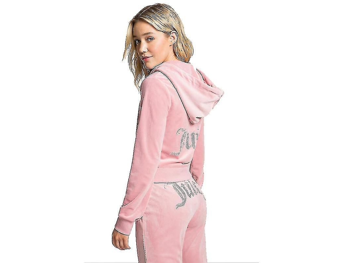 2026-conjunto De Sudadera Y Pantalones De Velour Con Cremallera Para Mujer, Estilo Sexy Y Deportivo