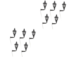 Juego De 10 Mini Apliques Decorativos De Pared Para Maquetas, Lámparas De Ambiente De Estilo Europeo.