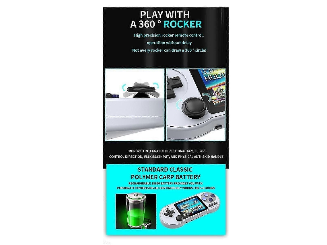 Consola De Juegos Portátil Sf2000, Minicontrolador Portátil Con 6000 Juegos Integrados, Compatible Con Juegos Retro.