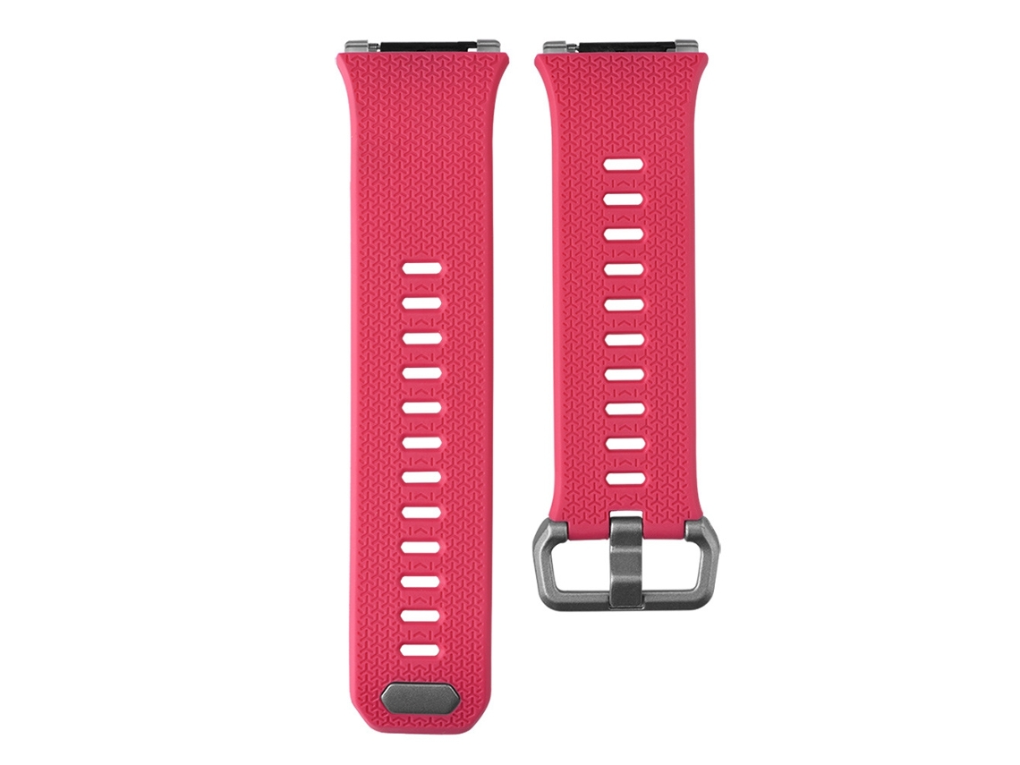 Reemplazo De Correa De Reloj De Silicona Para Reloj Inteligente Fitbit Ionic Rojo Rosa L