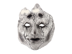 Cubre Rostro Cosplay De Media Cara De Latex Terrorífico Para Fiesta Y Disfraces