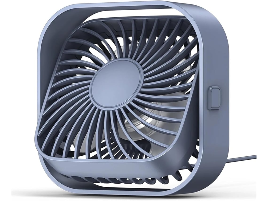 Ventilador De Escritorio Usb Mini Ventilador Portátil 3 Velocidades Pequeño Refrigeración Cabezal Giratorio