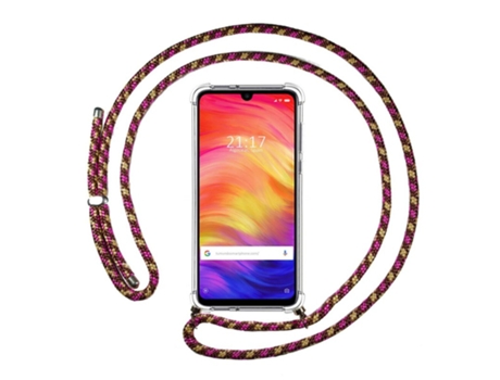 Carcasa Xiaomi Redmi Note 7 TUMUNDOSMARTPHONE Colgante Rosa