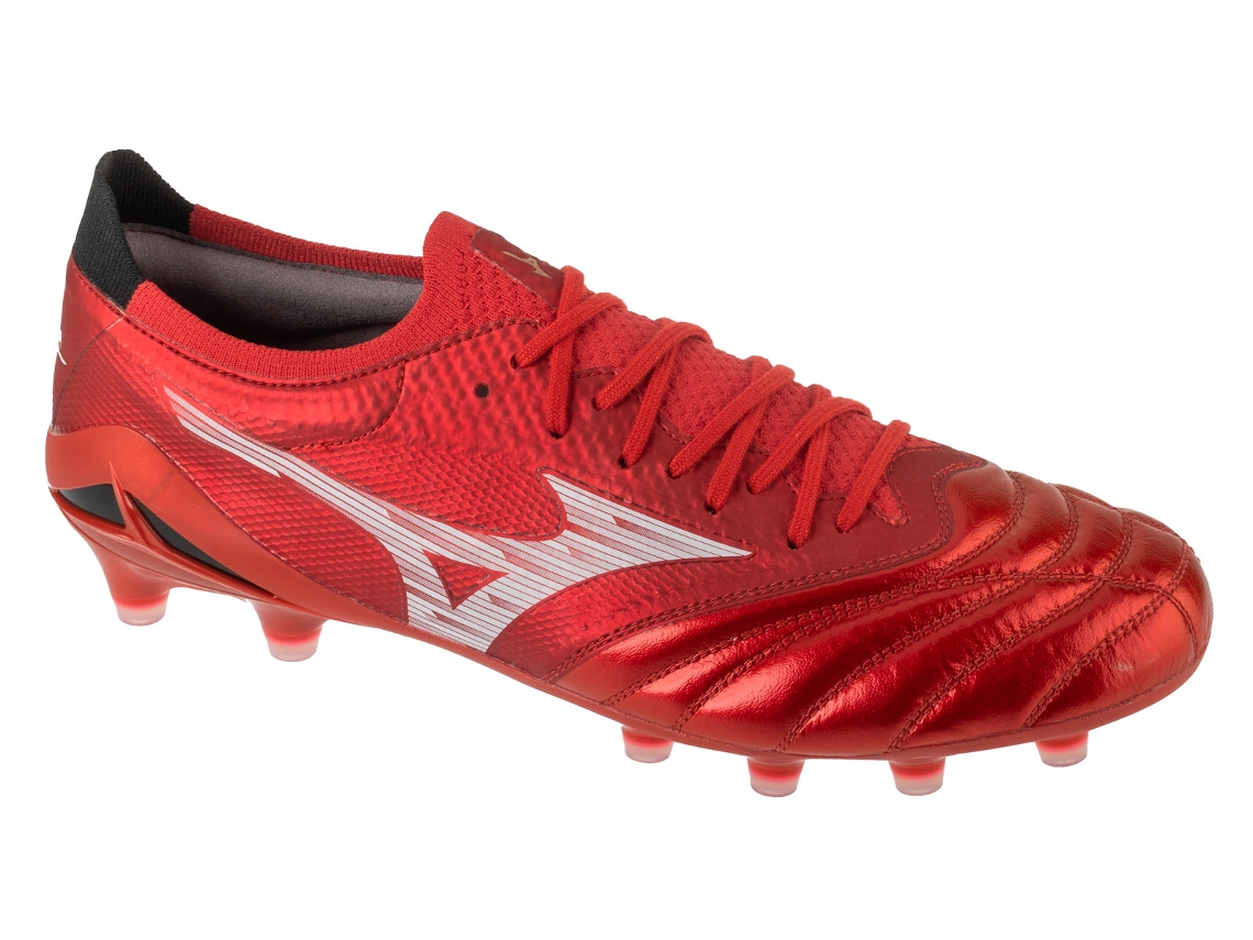 Mizuno Morelia Neo IV Beta Elite FG P1GA254260, Botas de fútbol para hombre, Rojas, Talla 42.5