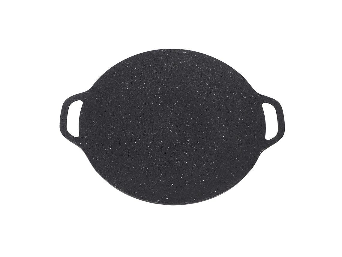 Sartén Coreana Para Barbacoa, 33 Cm, Aleación De Aluminio Antiadherente, Con Dos Asas Para Barbacoas Al Aire Libre Y Acampadas.