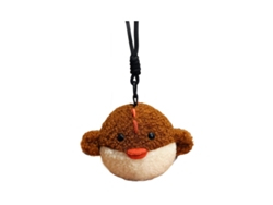 Llavero de peluche antiestrés, juguete suave para apretar, regalo para mujeres, carbonero de cola larga CHABERLU