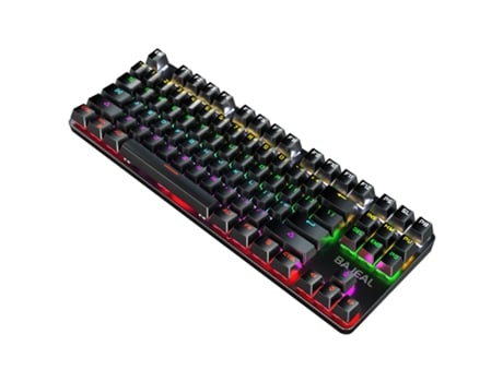 Teclado Gaming TRUMSEN K100 RGB (Mecânico - Português - Negro )