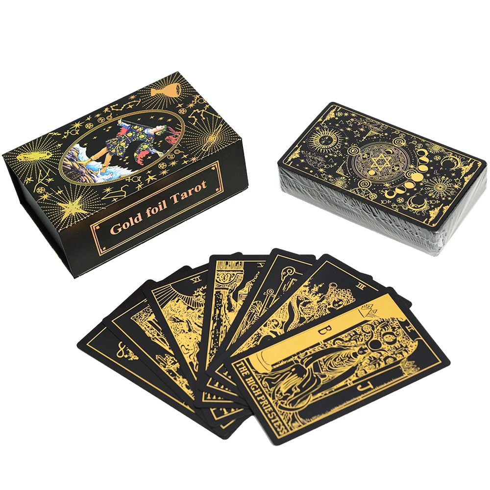 Cartas De Tarot De 7x12 Cm, Impermeables, Juego De Mesa Interactivo Para Niñas.