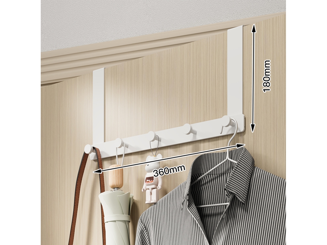 Gancho Para Puerta Colgador Organizador De Puerta Detrás De La Puerta Gancho Rack