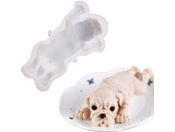 Molde de silicona con forma de perro Shar Pei JEIIBRZUI