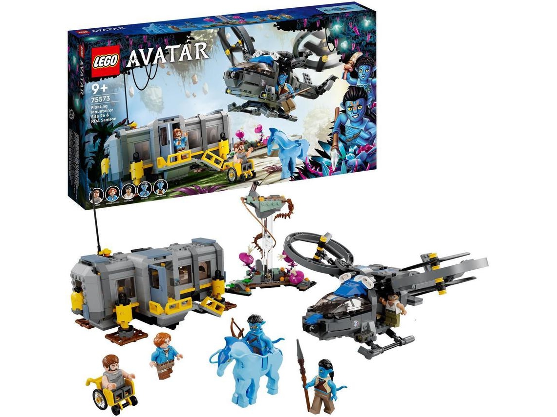 LEGO Avatar: 75573 Montanhas Flutuantes: Site 26 e RDA Samson (887 peças)