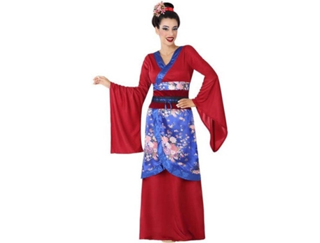 Disfraz de Mujer ATOSA Rojo y azul de geisha (Tam: XXL)