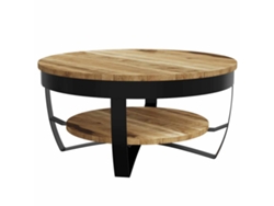 Mesita De Cafe VIDAXL Marrón Madera (65 x32 cm)