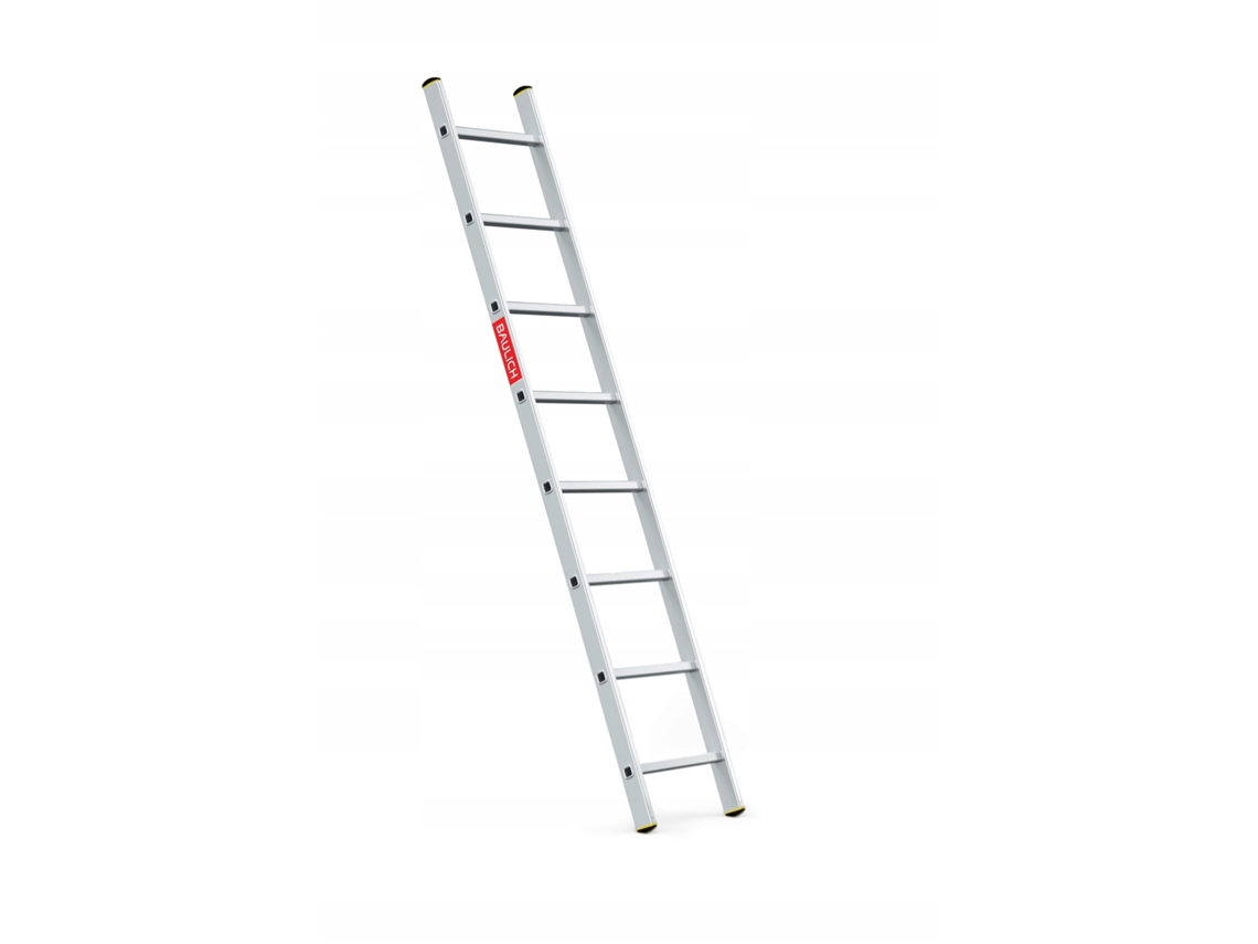 Escalera Inclinada De Aluminio, 1x8 Peldaños, Baulich