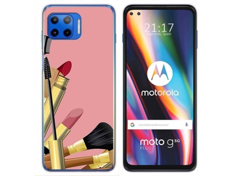 Carcasa Motorola Moto G 5G Plus TUMUNDOSMARTPHONE Brochas Multicolor