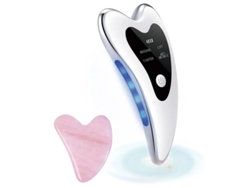 Masajeador facial mejorado, dispositivo eléctrico Gua Sha, raspador facial con calor vibratorio, Bestvite