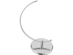 Soporte De Madera Para Globo Terráqueo Chapado En Plata 37x25x17