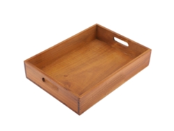 Maceta De Madera Vintage Para Jardín, Estilo Retro Natural Con Diseño Hueco.